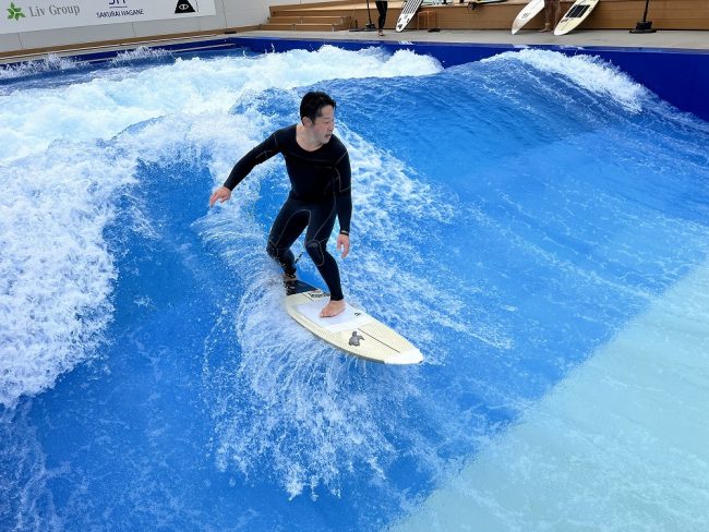 シティウェーブ境町でテイクオフ