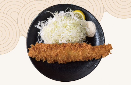 ジャンボ白身魚フライ定食