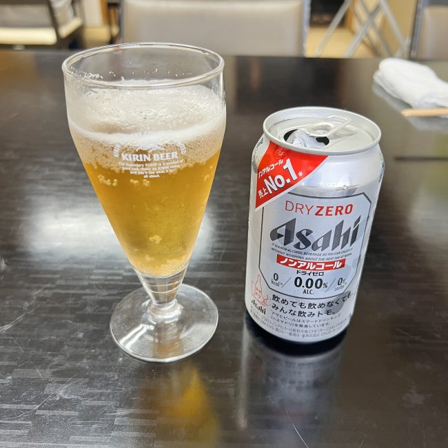 伊豆島三浦海岸店でノンアルコールビール